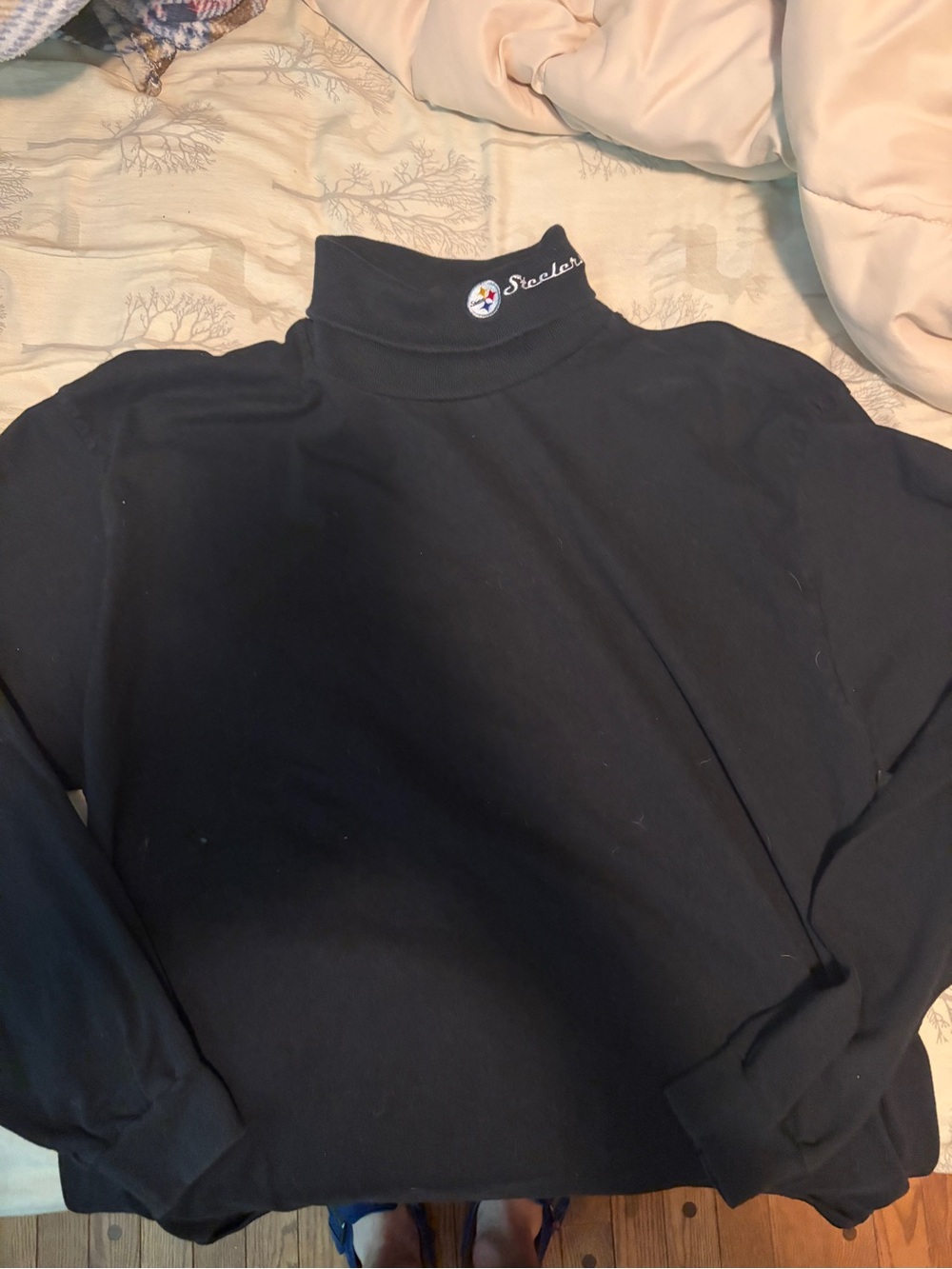 Pittsburgh Steelers Black Turtleneck Sweatshirt